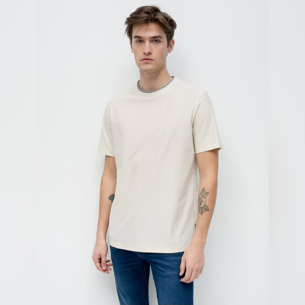 Boss Men's Tiburt 276 Merserized Cotton Short Sleeve T-Shirt